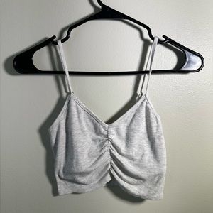 Gray Hollister tank with built in bra